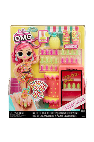 MGA Διασκέδαση LOL Surprise OMG Sweet Nails Στούντιο Νυχιών – Κούκλα Pinky Pops