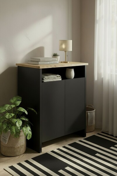 KODIGU POP Çok Amaçlı Dolap | Kahve Köşesi-Banyo Dolabı | 77cm Yükseklik 60cm...
