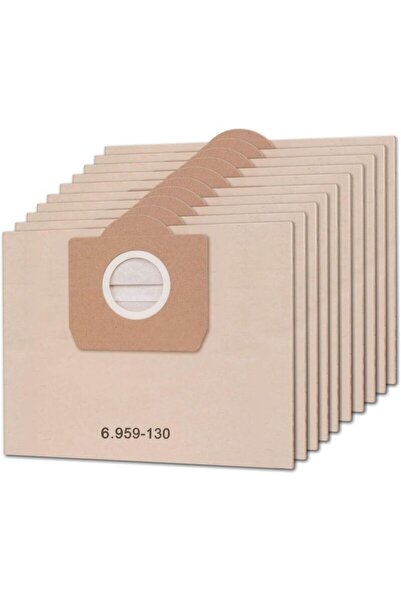 STARSTAR 10-pack paper trash bags for Kärcher WD3 Premium, WD3S, WD3P (6.959-...