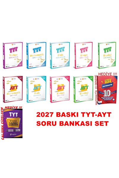 Üç Dört Beş Yayıncılık 2027 MÜFREDAT TYT-AYT ULTRA SORU BANKASI VİDEO ÇÖZÜMLÜ...