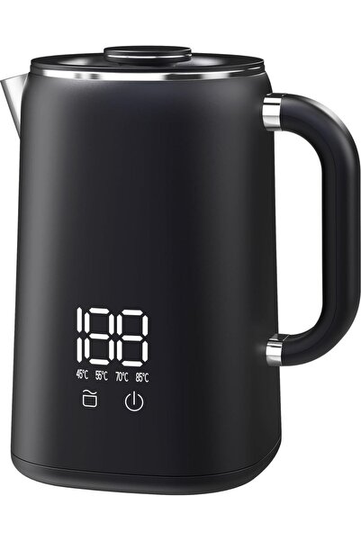 OEM OMISOON Fierbător electric din oțel inoxidabil 1.7 L Negru