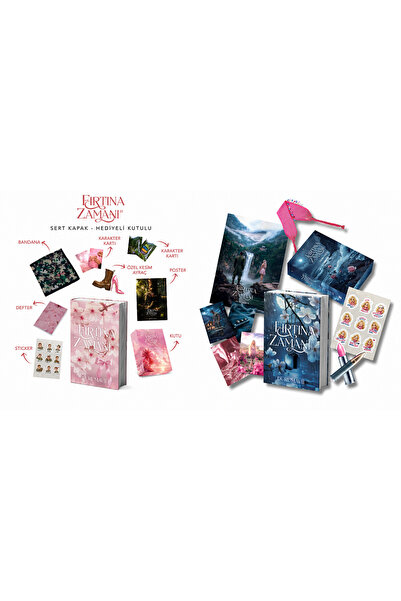 Vera Kitap Fırtına Zamanı 1 - 2 ( Ciltli - Kutulu - Bandana ) 2 Kitap Set