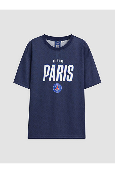 LC Waikiki Two Mt Shop Quality Lcw Kids Navy Blue Paris Saint Germain Printed...