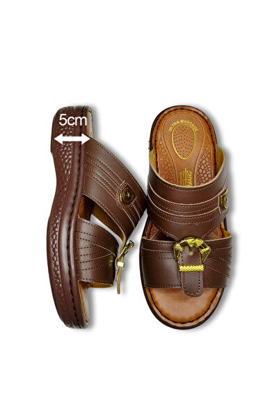 Amity Footwear KSA Men's Premium Leather Sandals - Contemporary Italian Desig...