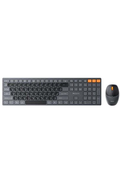 Yesido KB19 110 Buttons Built-in Drives 2.4G Mixed Color Wireless Keyboard An...