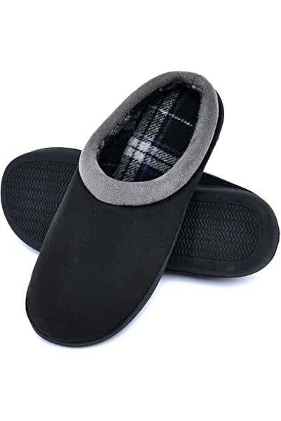 GENERAL LORDFON Memory Foam Mens Slippers Slip-On Comfy House Slippers for Me...
