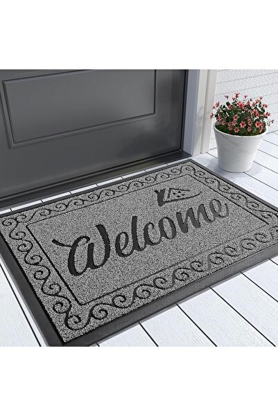 Yimobra Welcome Front Door Mat, Heavy Duty Easy Clean Doormat Indoor Outdoor,...