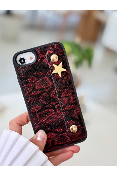 Go Aksesuar Iphone 7 - 8 - SE 2020 - SE 2022 Uyumlu Tutacaklı Yıldız Tasarıml...