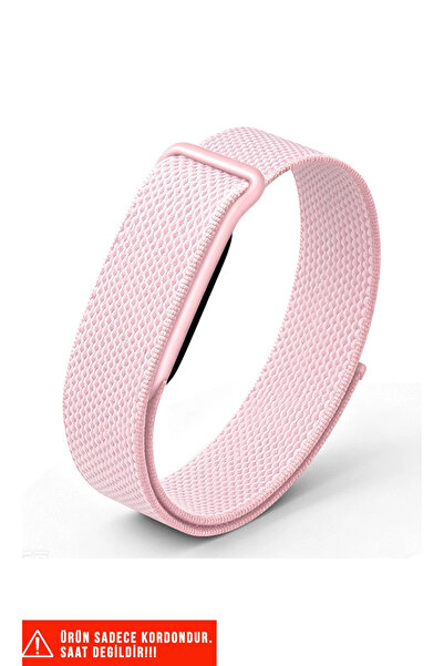 Nezih Case Google Fitbit Air Uyumlu Kumaş Hasır Tasarımlı Sportif Örgülü Kordon