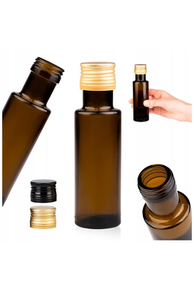 SuperButelki Set de Sticle, Dorica, 100 ml, 14.6 x 4.3 cm, ideal pentru Servi...