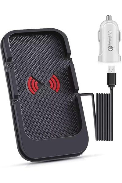 SYOSI Wireless Charger, Wireless car Charger Charging pad 15w Non-Slip QI Fas...