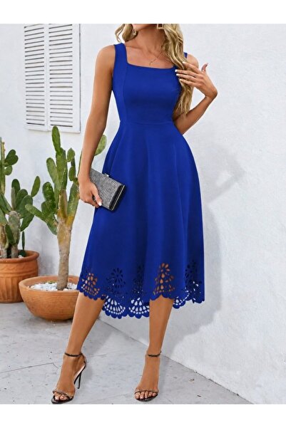 UFC 1985 TOP BRAND Women's Strap Geometric Neckline Flower Laser Cut Imported...