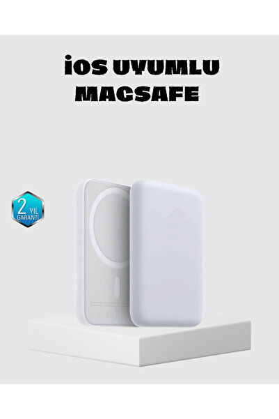 Genel Markalar MagSafe 15W Kablosuz Hızlı Şarj, Lightning Girişli Taşınabilir...