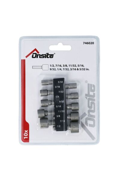 Onsite 10-Piece Nut Driver Set Grey