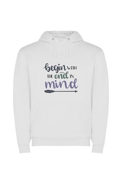 iLovePrints End's Beginning, Mind's Fulfillment Φούτερ με κουκούλα σε χρώμα Λ...