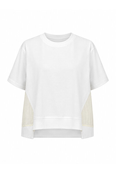 Özge Özgenç Blouse with Short Front and Long Back Piece Detail
