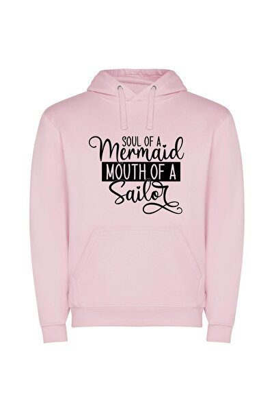 iLovePrints Siren's Sailor Soul Φούτερ με κουκούλα σε χρώμα Ροζ