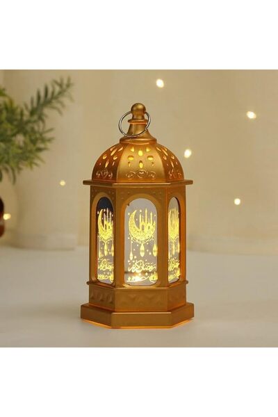 Cheelida فانوس عيد مبارك، فوانيس رمضان مبارك، أضواء زينة على شكل هلال ونجمة، ...