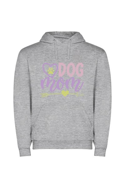 iLovePrints Pawsome Love Enthusiast Φούτερ με κουκούλα σε χρώμα Γκρι