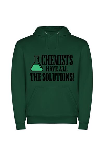iLovePrints The Solution's Green Call Φούτερ με κουκούλα σε χρώμα Πράσινο