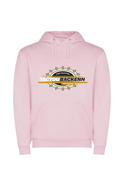 iLovePrints Obsidian Backroom Secrets Φούτερ με κουκούλα σε χρώμα Ροζ