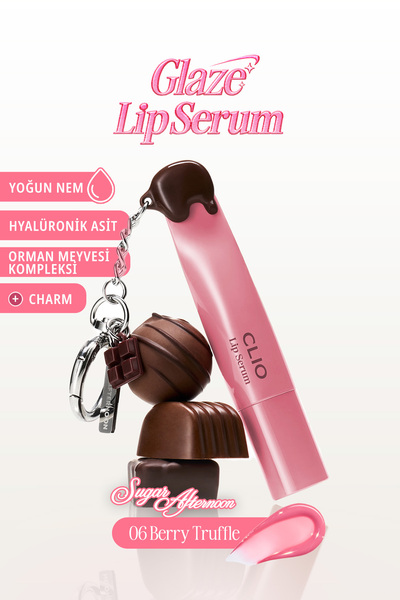 CLIO Dolgun Görünüm Kazandıran, Parlak, Besleyici, Renkli Dudak Serumu Glaze ...