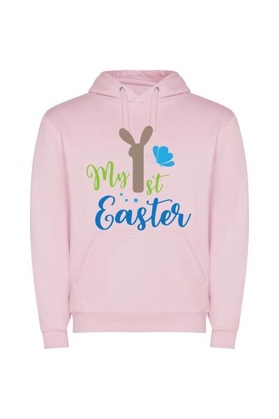 iLovePrints Bunny Ears Debut Φούτερ με κουκούλα σε χρώμα Ροζ