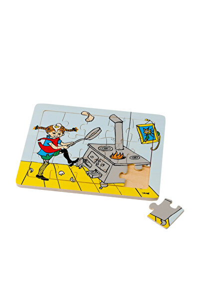 Micki Puzzle din lemn Pippi Ciorapi Lungi 15 piese. jucărie educativă pentru ...