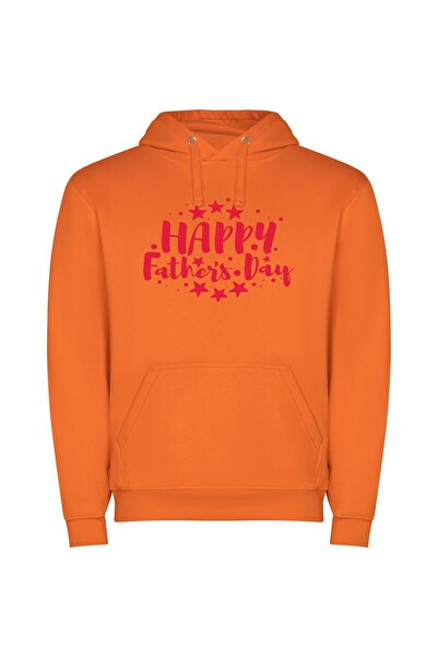 iLovePrints Dad's Ultimate Joy: Happy Father's Day! Φούτερ με κουκούλα σε χρώ...