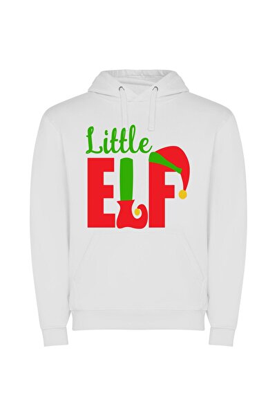 iLovePrints Mystical Little Elf Legacy Φούτερ με κουκούλα σε χρώμα Λευκό