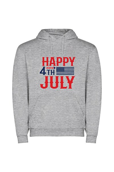 iLovePrints Patriotic Independence Day Extravaganza Φούτερ με κουκούλα σε χρώ...