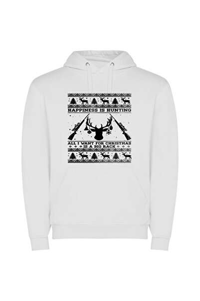 iLovePrints Deer, Rifle, Joy: A Rudolph-Inspired Christmas! Φούτερ με κουκούλ...