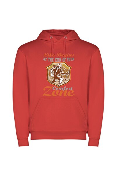 iLovePrints Comfort Zone's End: Shepard Fairey-Style Φούτερ με κουκούλα σε χρ...