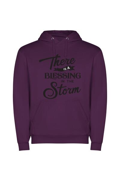 iLovePrints Storm's Secret Blessing Φούτερ με κουκούλα σε χρώμα Μωβ