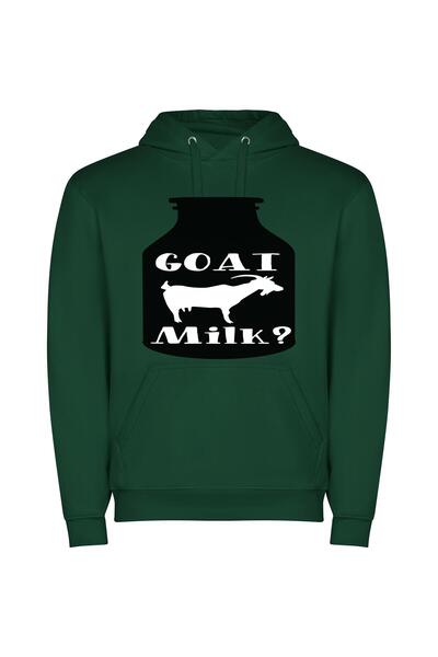 iLovePrints Regal Goat Elixir Φούτερ με κουκούλα σε χρώμα Πράσινο