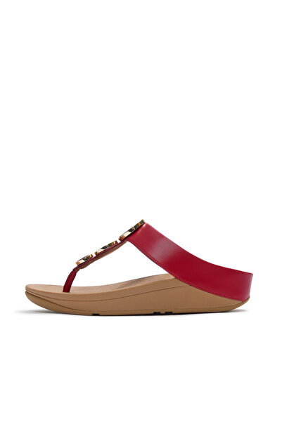 Fitflop Women's Halo Bead-Circle Metallic Toe-Post Sandals