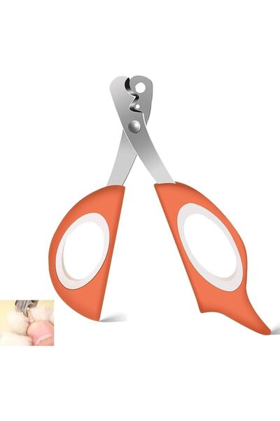 X SPRING Professional Cat Nail Clipper, Double Round Cut Holes with Safety Gu...