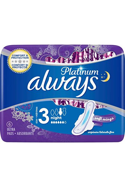 OEM Absorbante de noapte Platinum mărimea 3, 6 buc