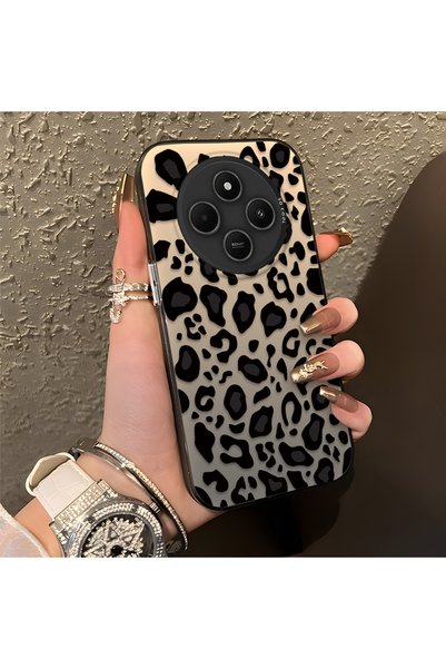 CHICASELUX Redmi A4 Compatible High Quality Black Leopard Phone Case, Shockpr...