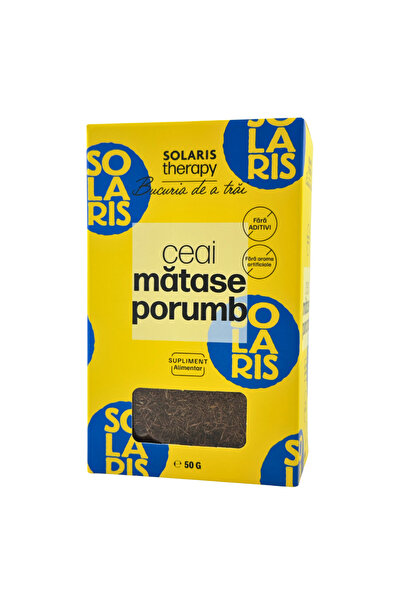 SOLARIS Ceai Matase De Porumb 50g, pentru ceainic, aromă de plante
