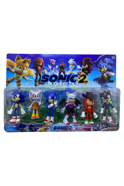 JPT Set de 6 figurine Sonic și prietenii săi
