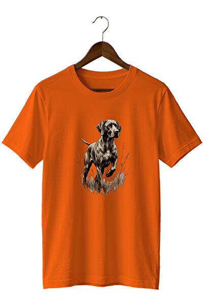 remonz Pointer Av Dog Printed Unisex T-Shirt – Hunting Outdoor Camping Themed...