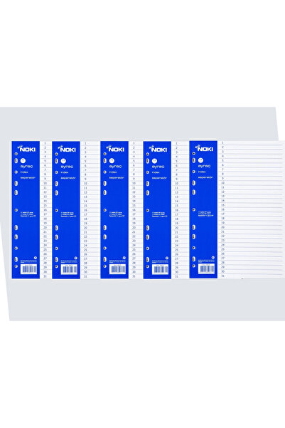 Noki SEPARATOR NUMERE 1-31 (INDEX SEPARATOR) (Pachet de 5)