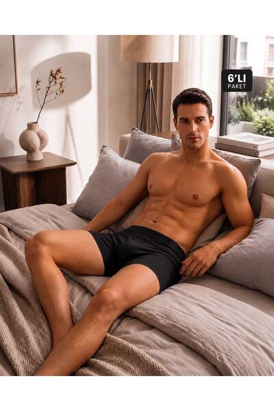 BYUSLU 6-Piece Premium Advantageous Men's Boxer Briefs with Flexible & Breath...