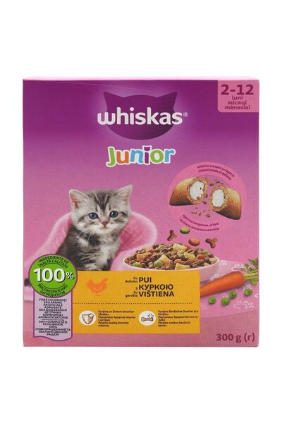 Whiskas Dry Food, Junior, 300 g 2-12 months Chicken