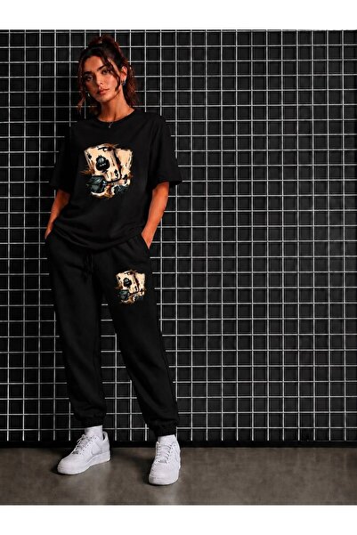 CLOTHES33 SET 2 PIESE TRICOU ȘI PANTALONI DE TRENING, SUBȚIRE, DE VARĂ, CARE ...