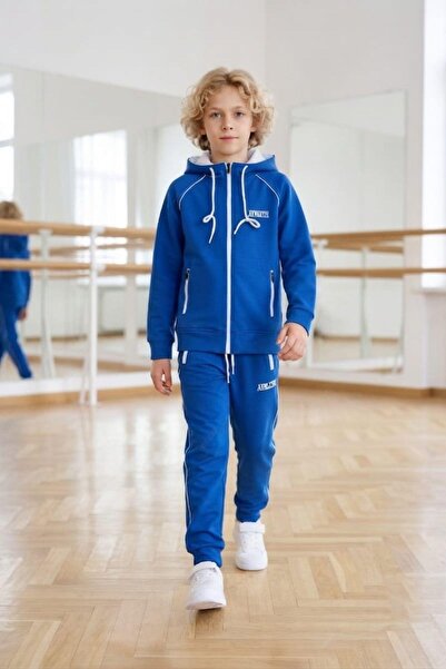 Zaziko Kids Σετ αθλητικής φόρμας για αγόρια Scuba Atheletic Raglan με κουκούλ...