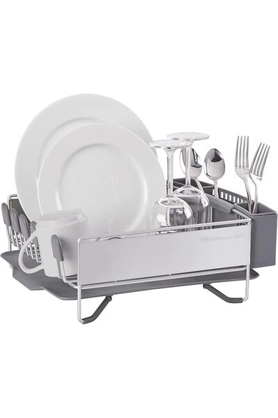 Kitchenaid KNS895BXGRA Compact Dish Rack, Stainless Steel