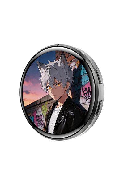 Choice black 1.50 Inch HD Screen Smart Dynamic E-badge Electronic Badge Trend...