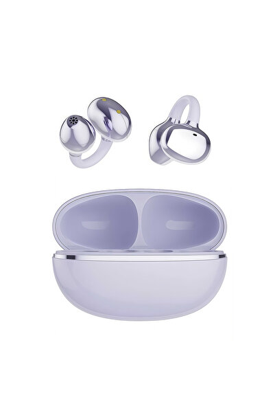 Choice purple Original Ear-Clip Surround Bluetooth Headphones Bone Conduction...
